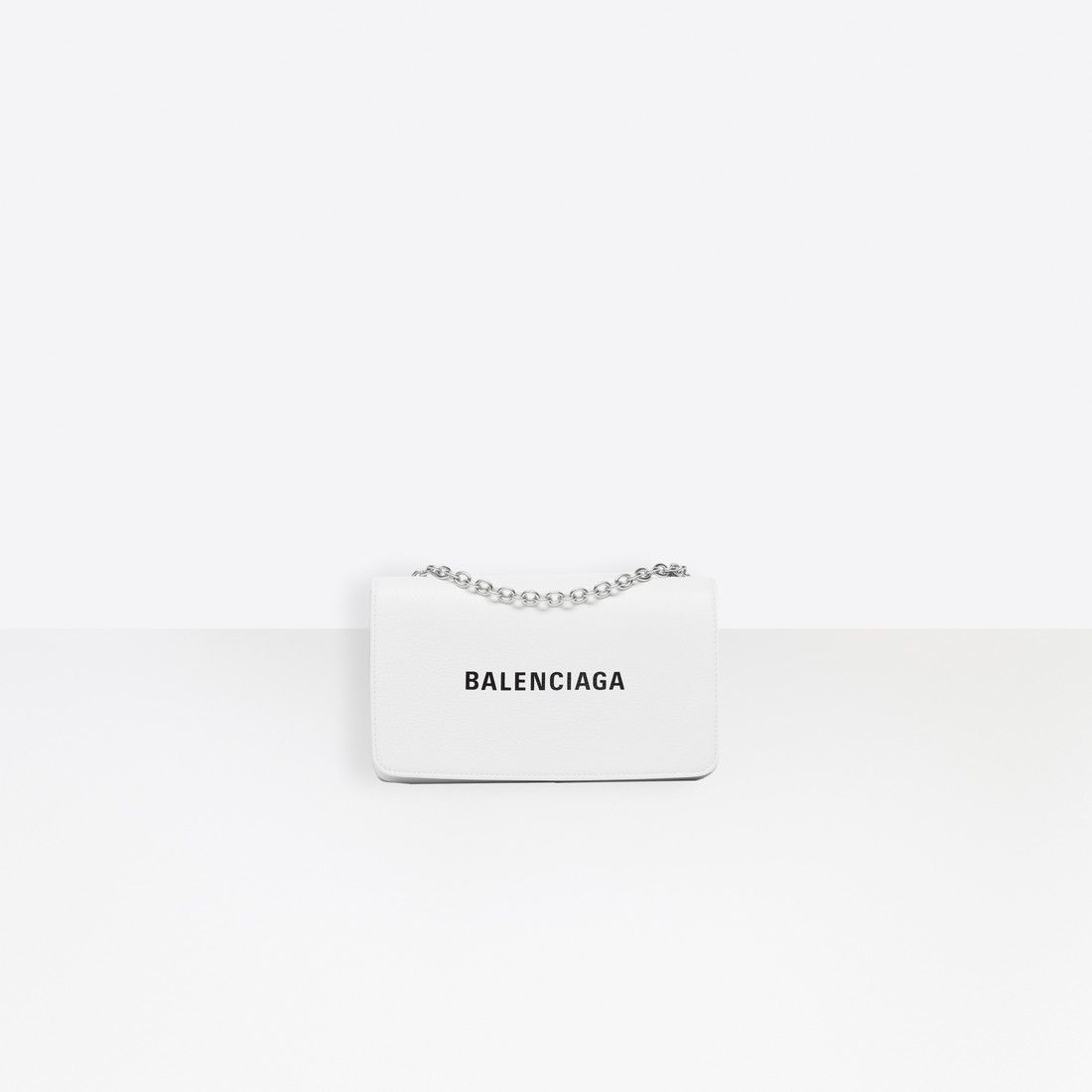 Balenciaga - Everyday Chain Wallet White / Black | Balenciaga