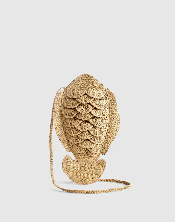 Handwoven Fish Crossbody Bag | Madewell