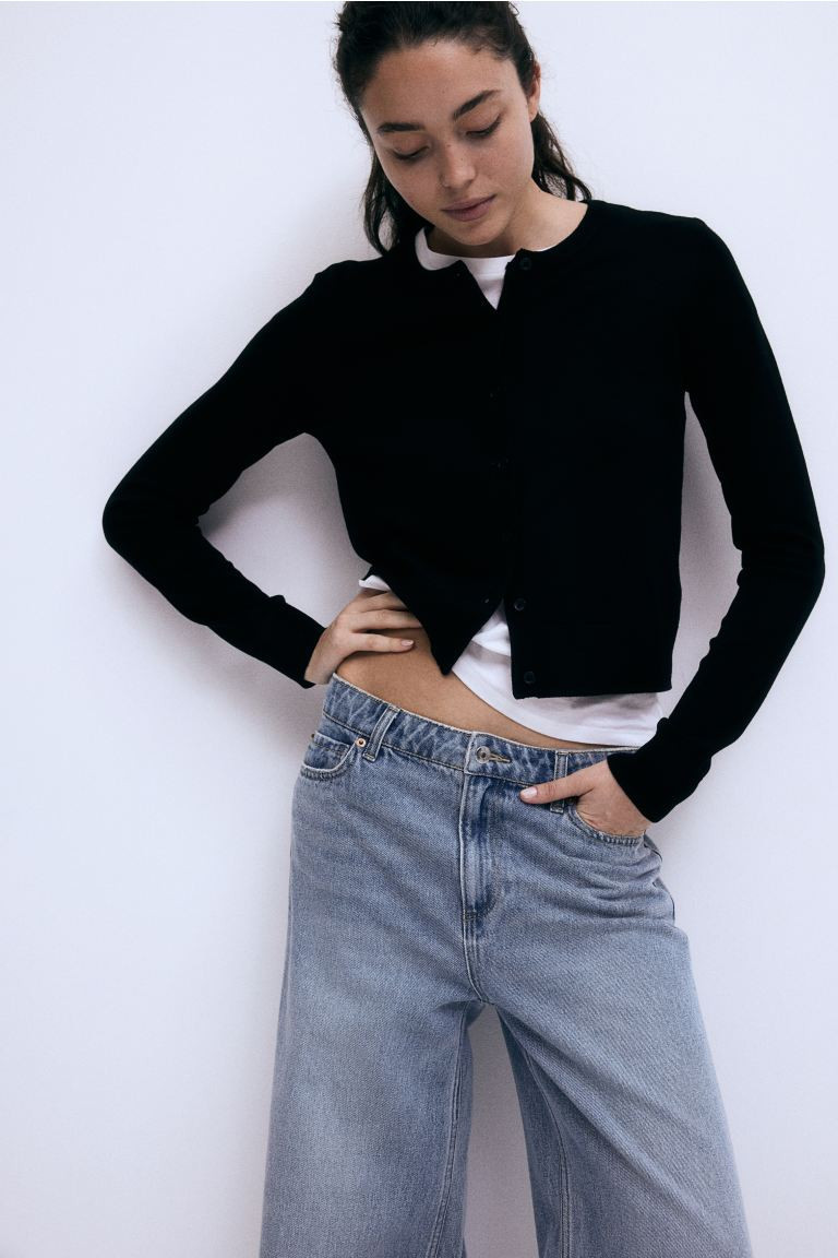 Fine-knit Cardigan - Cream - Ladies | H&M US | H&M (US + CA)