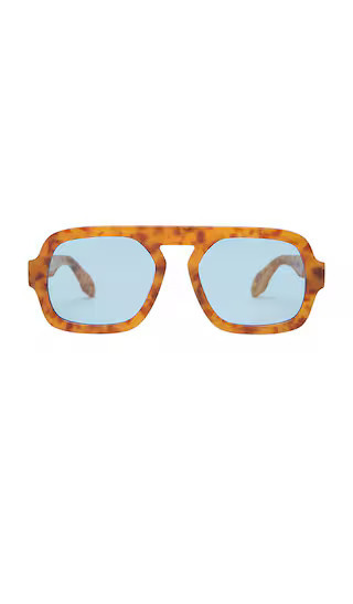 Elisa Johnson Jane Sunglasses in Brown. | Revolve Clothing (Global)