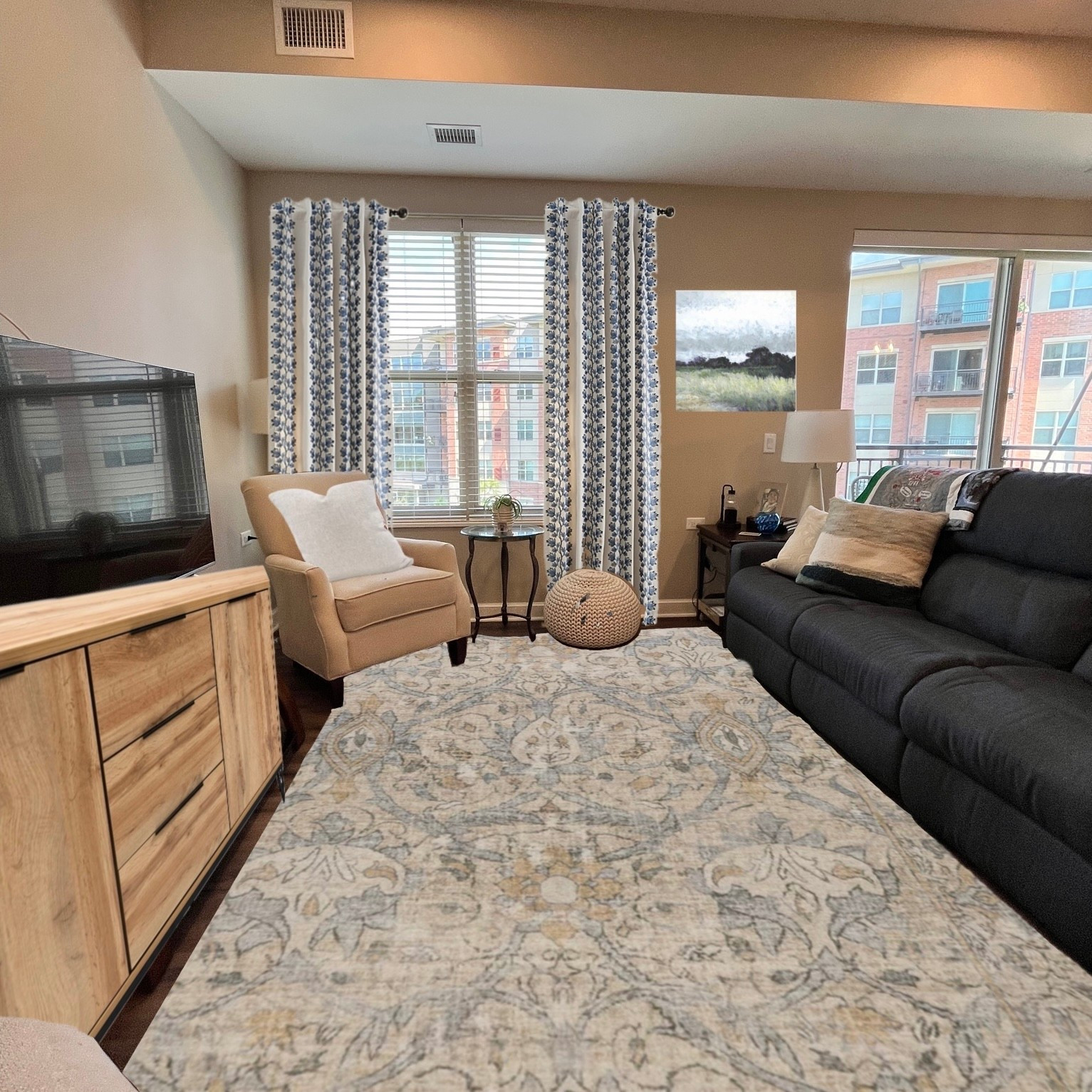 LR option dark blue and white drapery

#LTKHome