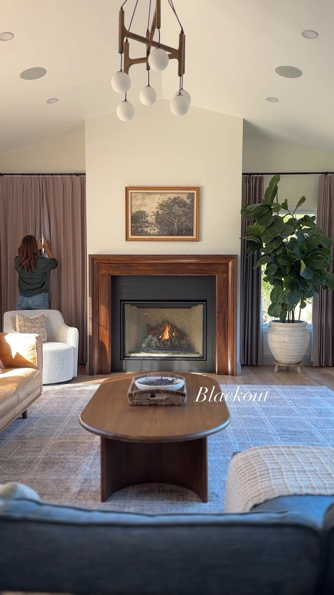 Curtains make all the difference to our living room decor! I chose light filtering for one side and blackout for the other due to the intense west sun. I love these custom curtains as I was able to get exactly what I needed for both windows in the same fabric. use code sara13 for 13% off Homerilla! 

The rest of our living room furniture is linked as well  

#LTKVideo #LTKFindsUnder100 #LTKHome