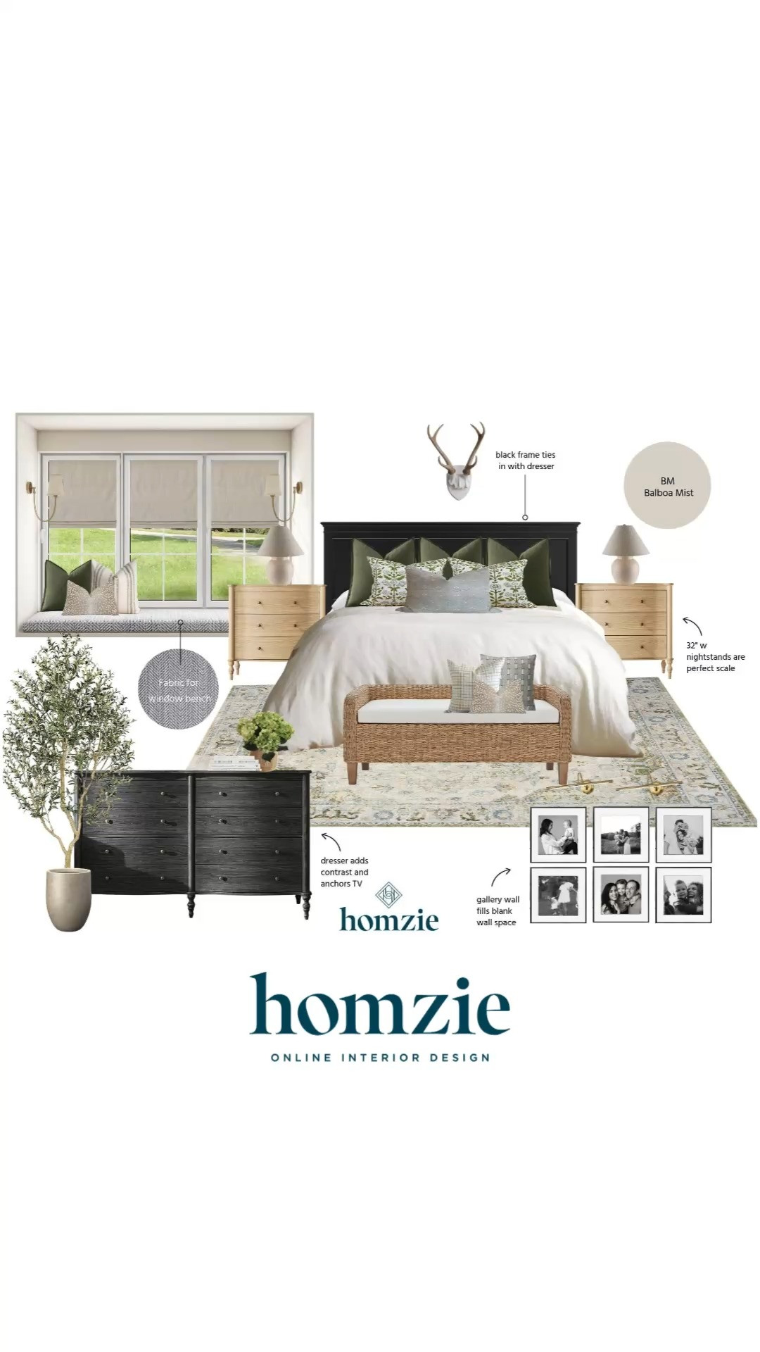 Neutral bedroom design featuring accent pillows, wall art frames, lighting, floor tree, bed frame, blinds, decor, etc.

#LTKHome #LTKFinds #LTKFavorites #HomeStyleDaily 

 #LTKHome