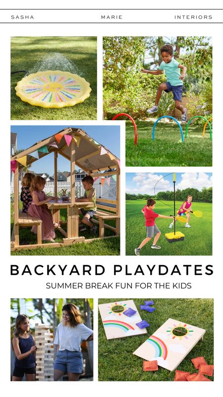 Shop the look for backyard playdates and summer break fun with the kids! 

#LTKfamily #LTKSeasonal #LTKkids