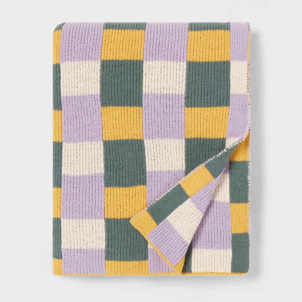 Plaid Kids' Throw Blanket Purple/Green - Pillowfort™ | Target