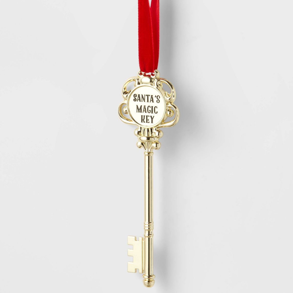 4" 'Santa's Magic Key' Christmas Tree Ornament Gold - Wondershop™ | Target