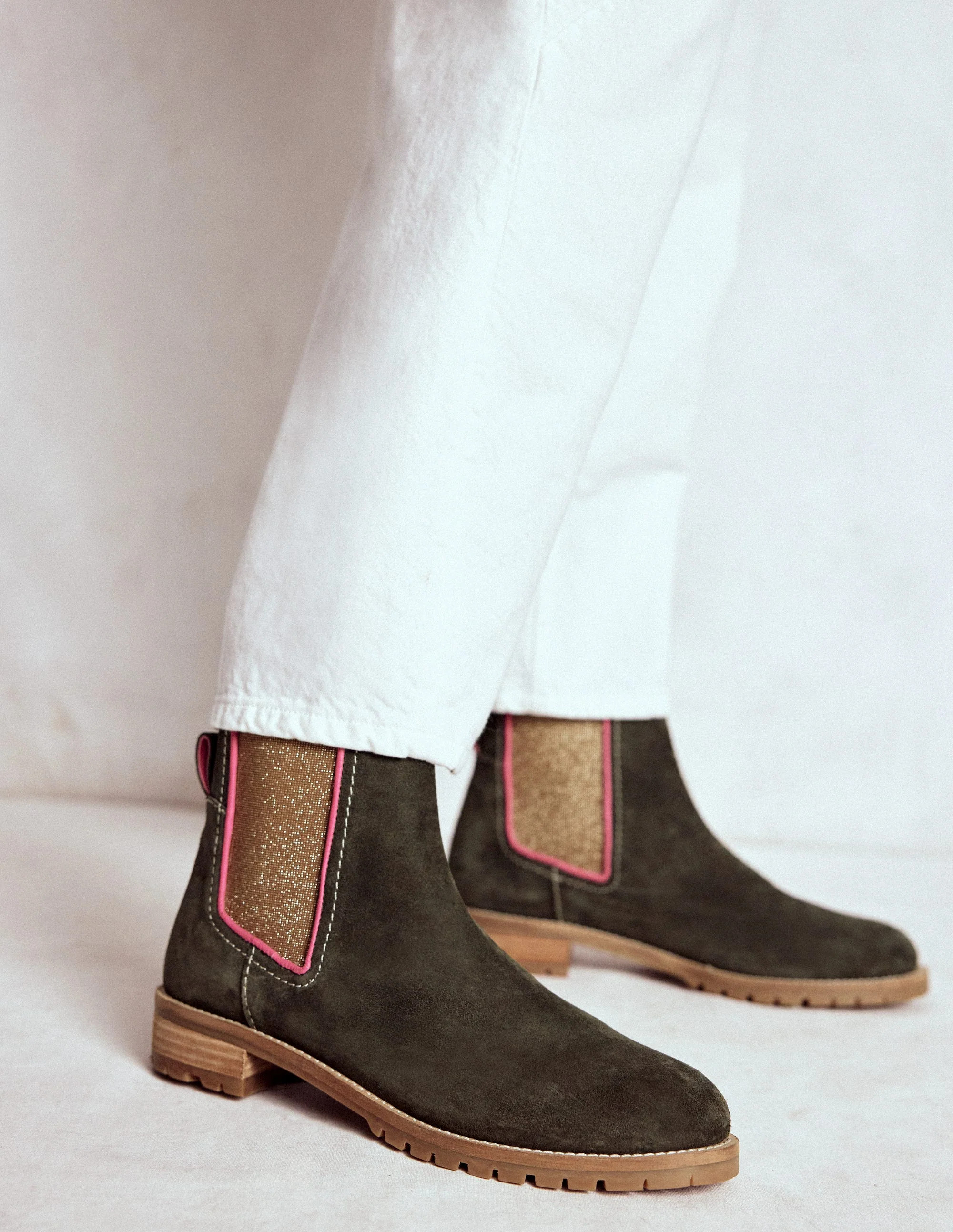 Freya Chelsea Boots-Dark Moss | Boden (US)