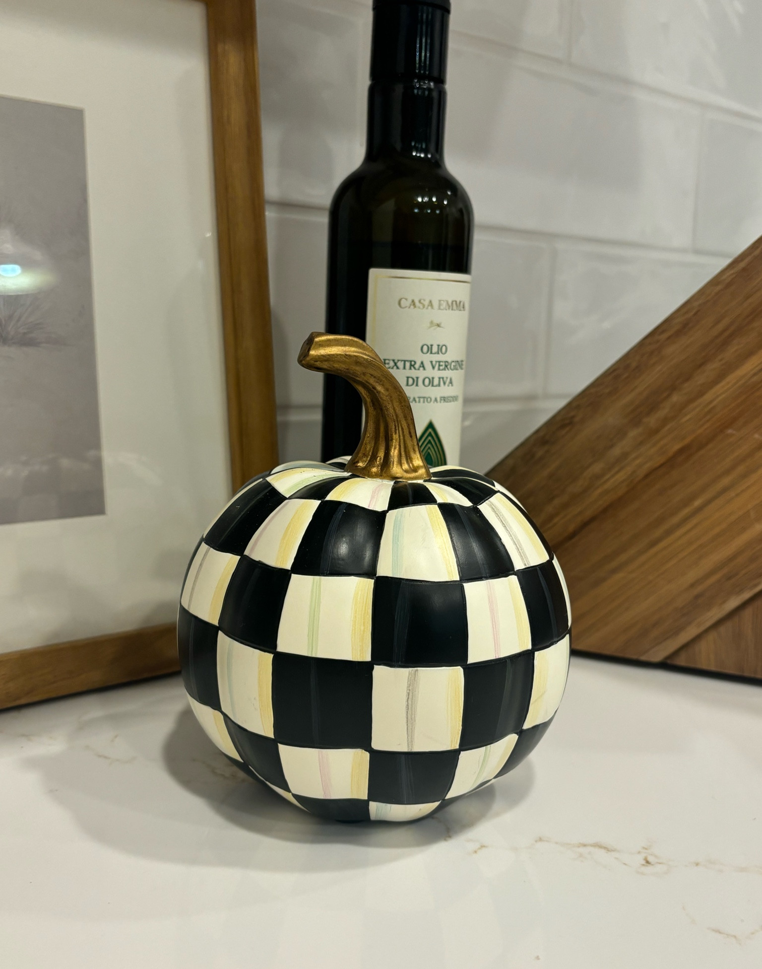 Mackenzie Childs checkered pumpkin!

#LTKCon #LTKHome