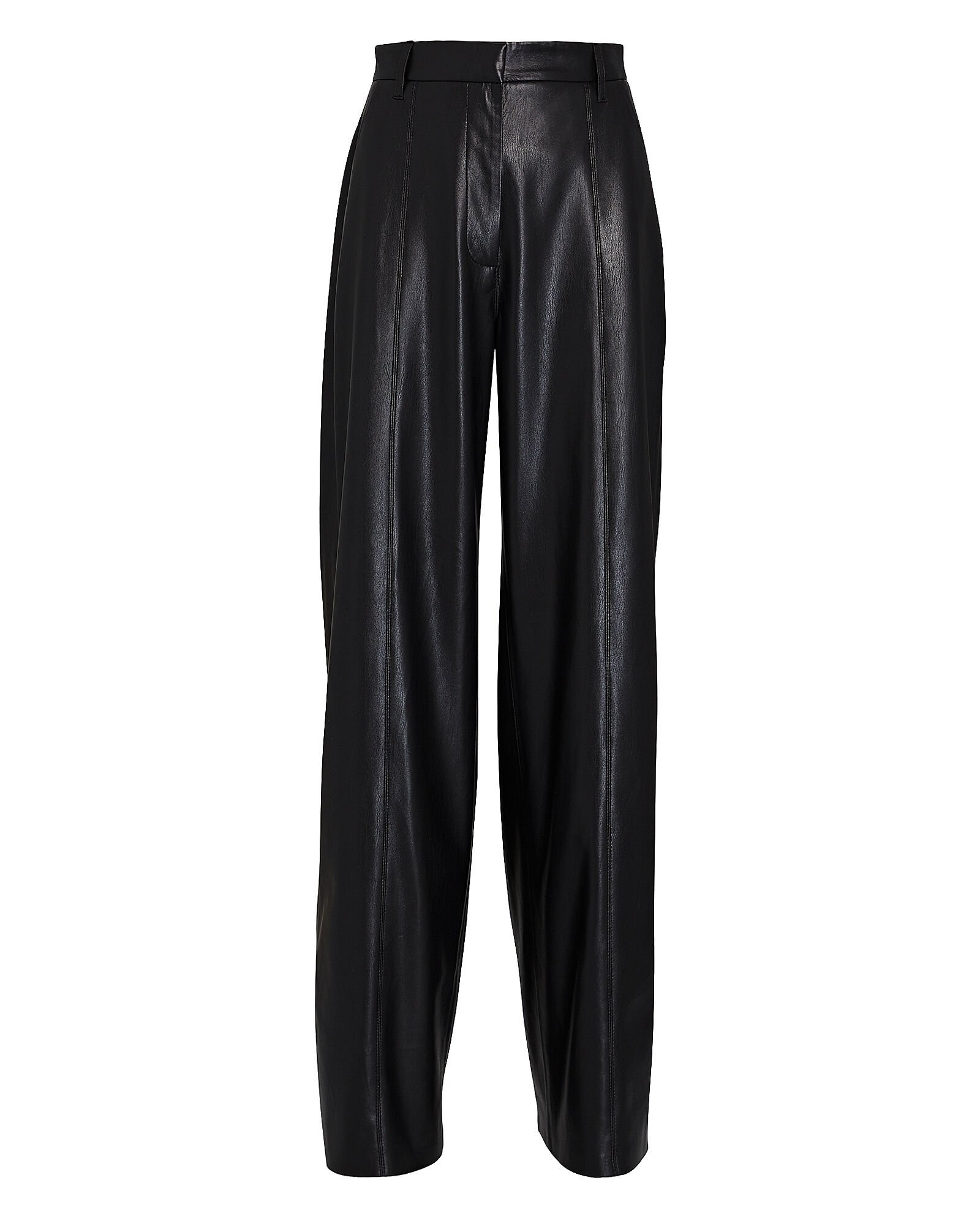 Cleo Vegan Leather Wide-Leg Pants | INTERMIX