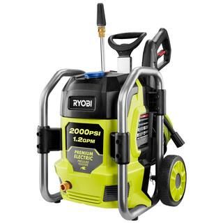 RYOBI 2000 PSI 1.2 GPM Cold Water Electric Pressure Washer-RY142022VNM - The Home Depot | The Home Depot