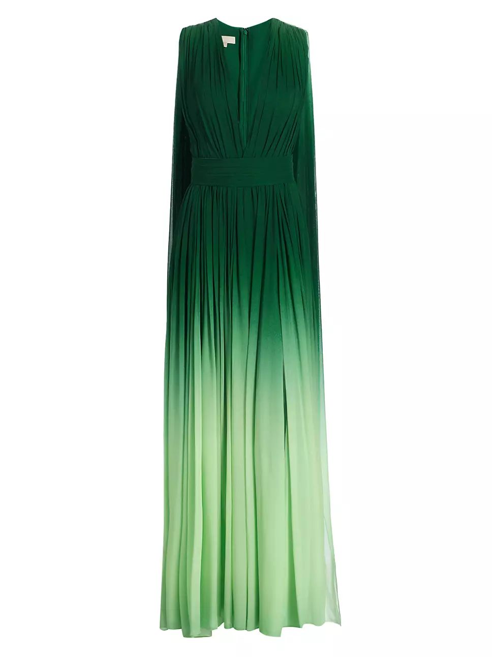 Pleated Ombré Silk Draped Gown | Saks Fifth Avenue