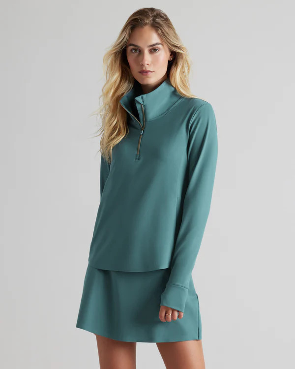 Course to Court 1/4 Zip | Rhone