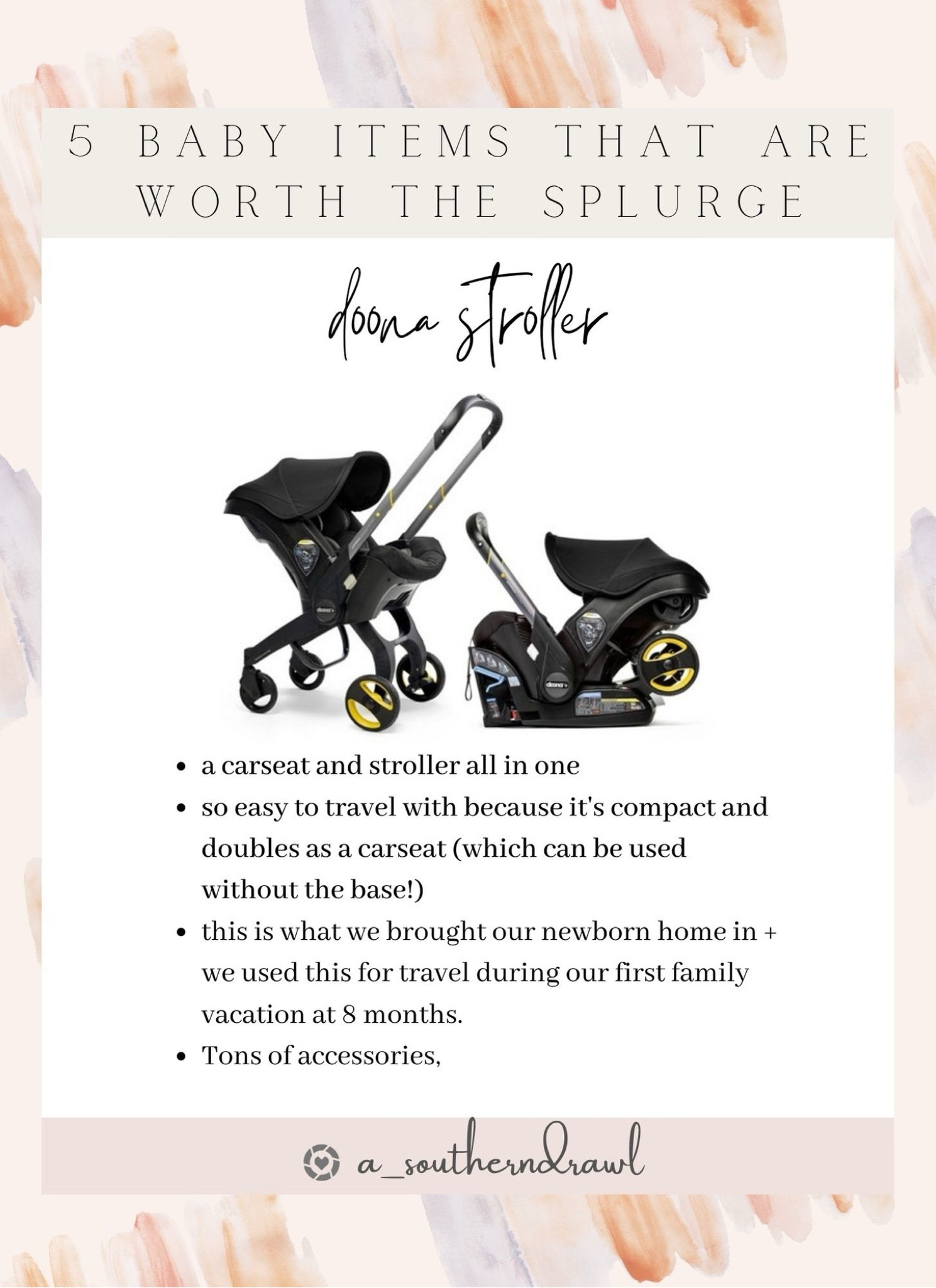 Doona Stroller favorite for newborn👶🤍 

Stroller, car seat, doona, tummy time toy, piano toy for baby, newborn essentials, baby must haves, Kyte baby, footie pajamas, nursing pillow, new mom essentials, Grace White, A Southern drawl 

#LTKBump #LTKFamily #LTKBaby