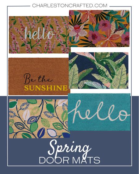 The perfect way to refresh your front porch for the new season is with a doormat! I love these bright color options for spring!

Home decor, porch decor, front porch, spring porch decor, door mat

#LTKunder50 #LTKhome #LTKstyletip