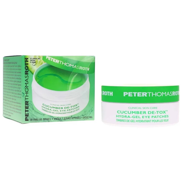 Peter Thomas Roth Cucumber De-Tox Hydra-Gel Eye Patches For Dark Circles & Wrinkles 60 Patches 90... | Walmart (US)