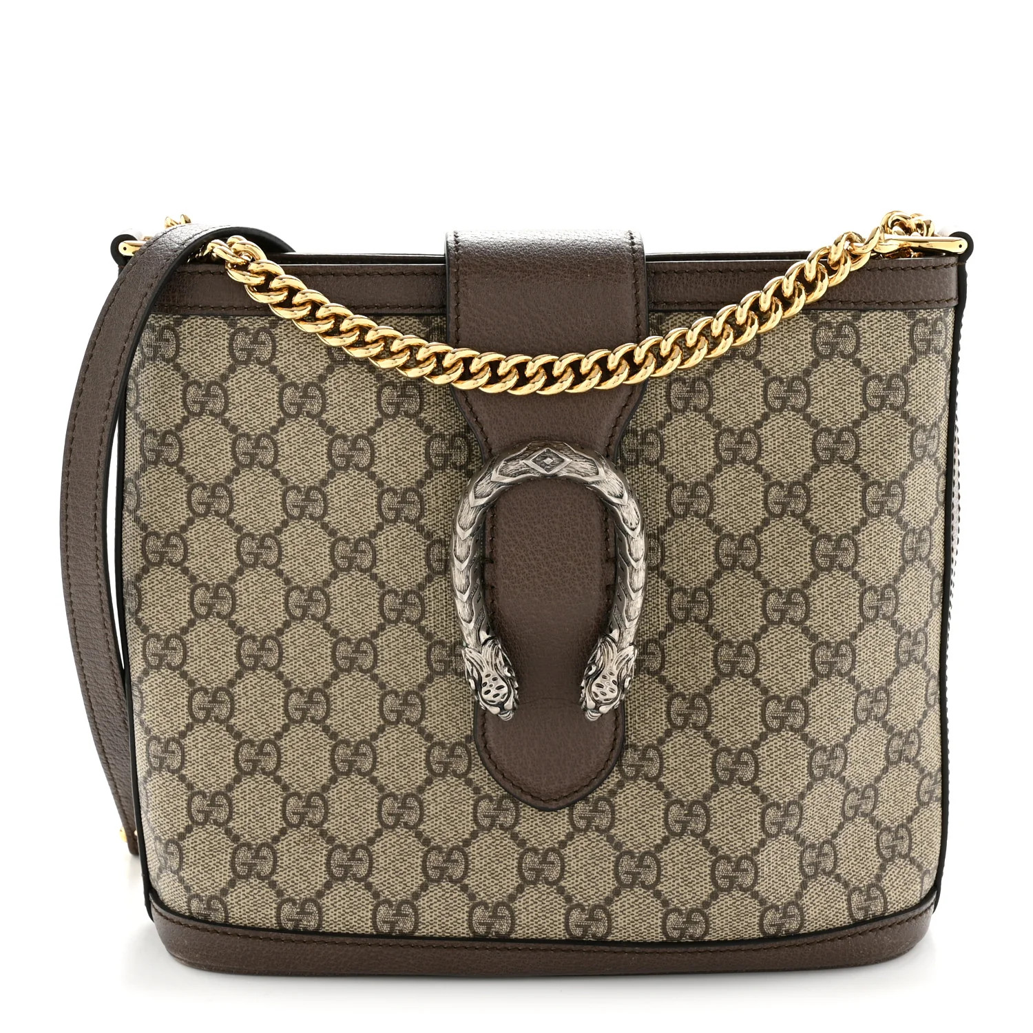 GG Supreme Monogram Medium Dionysus Bucket Bag Beige New Acero | FASHIONPHILE (US)