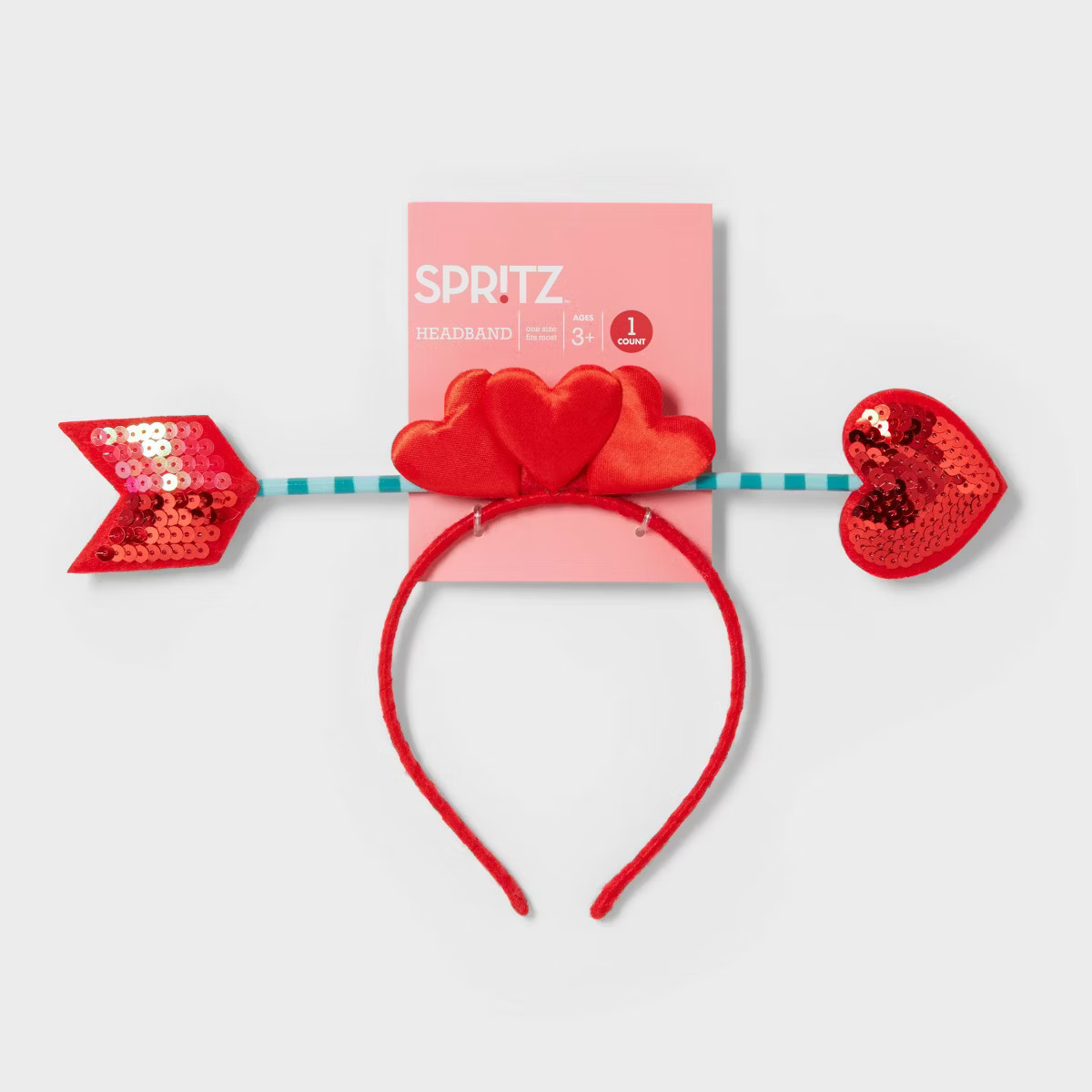 Heart Arrow Valentine's Day Headband Accessory - Spritz™ | Target