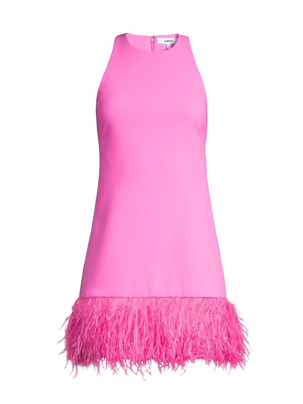 LIKELY Cami Feather-Hem Minidress | Saks Fifth Avenue