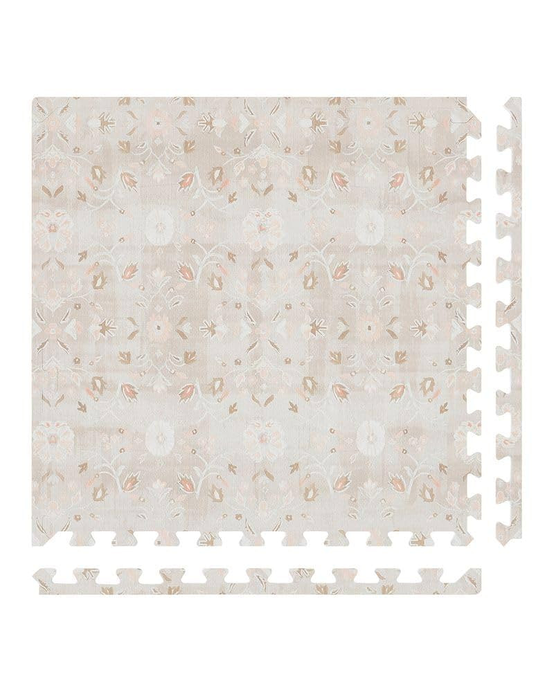 Baby Play Mat – 4x6 Linen Gemma – Set of 6 Tiles – Cushioned EVA Foam Play Mat for Floor, S... | Amazon (US)