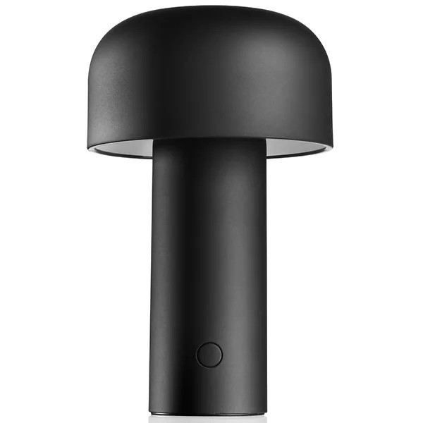 Bellhop Rechargeable LED Table Lamp, Matte Black | Lumens
