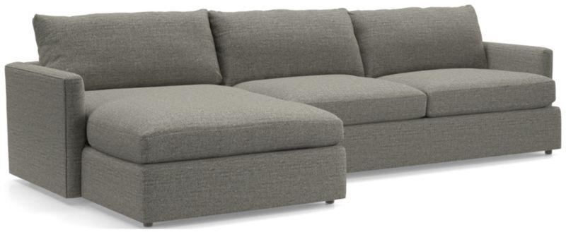 Lounge 2-Piece Sectional Sofa + Reviews | Crate & Barrel | Crate & Barrel