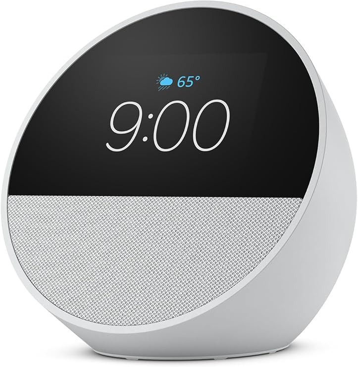 Amazon Echo Spot (newest model), Great for nightstands, offices and kitchens, Smart alarm clock w... | Amazon (US)