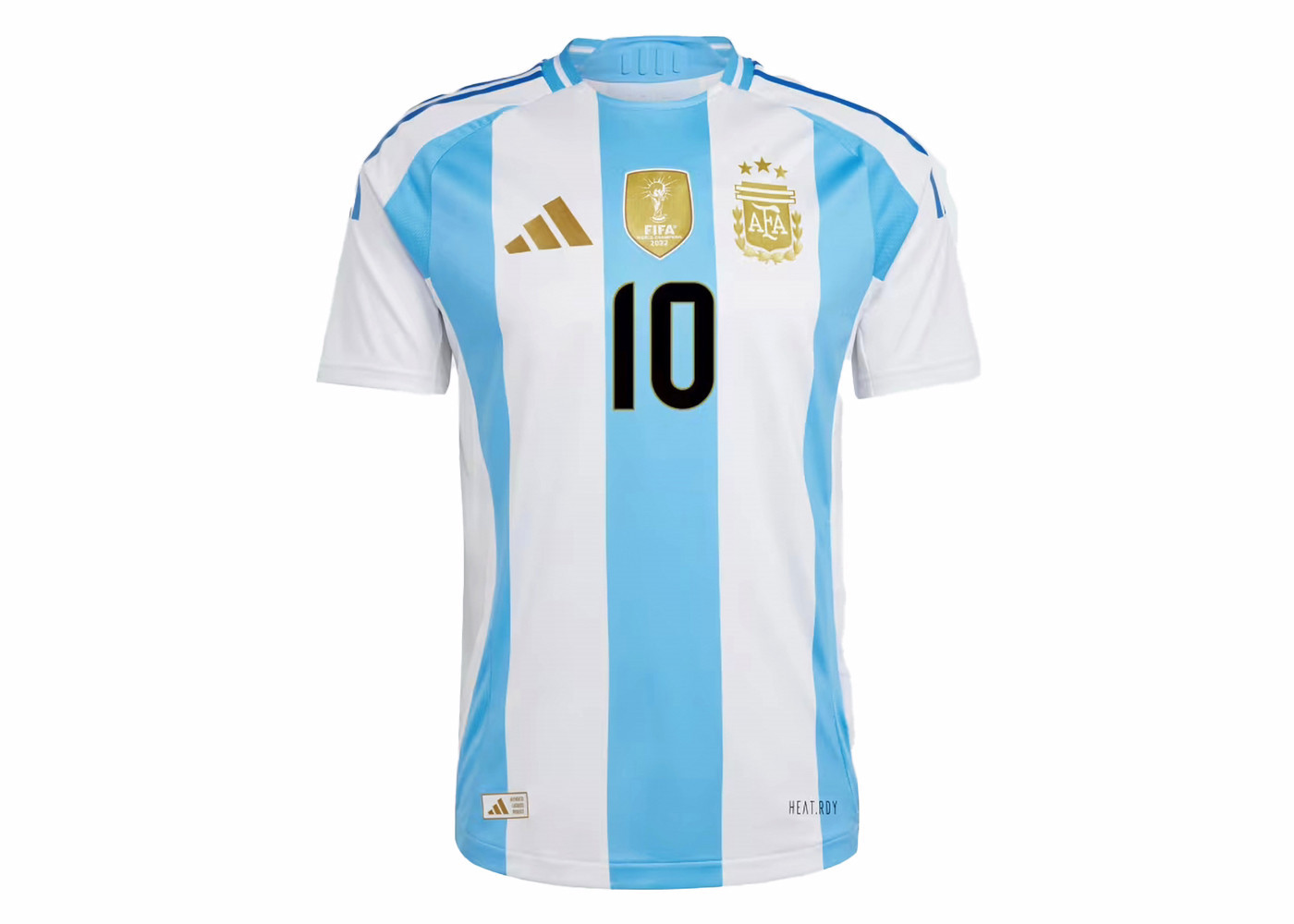 Men's Adidas Argentina 2024 Messi Home Authentic Jersey in White/Blue Burst | StockX