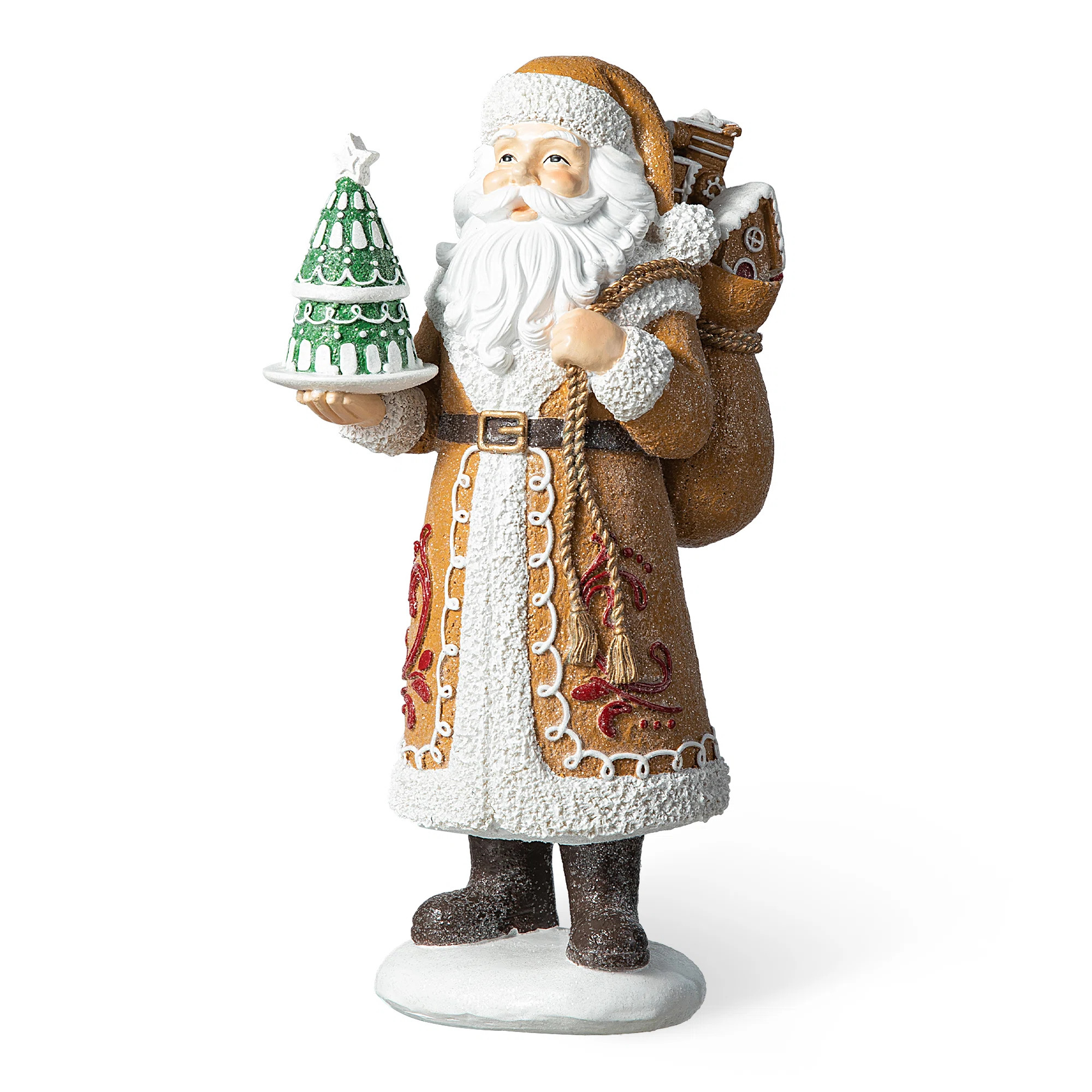 11.5"H Resin Christmas Santa Figurine Table Decor | Wayfair North America