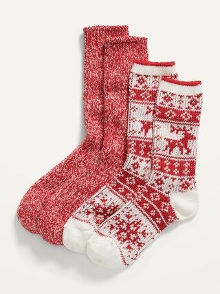 2-Pack Soft-Knit Socks For Women | Old Navy (US)