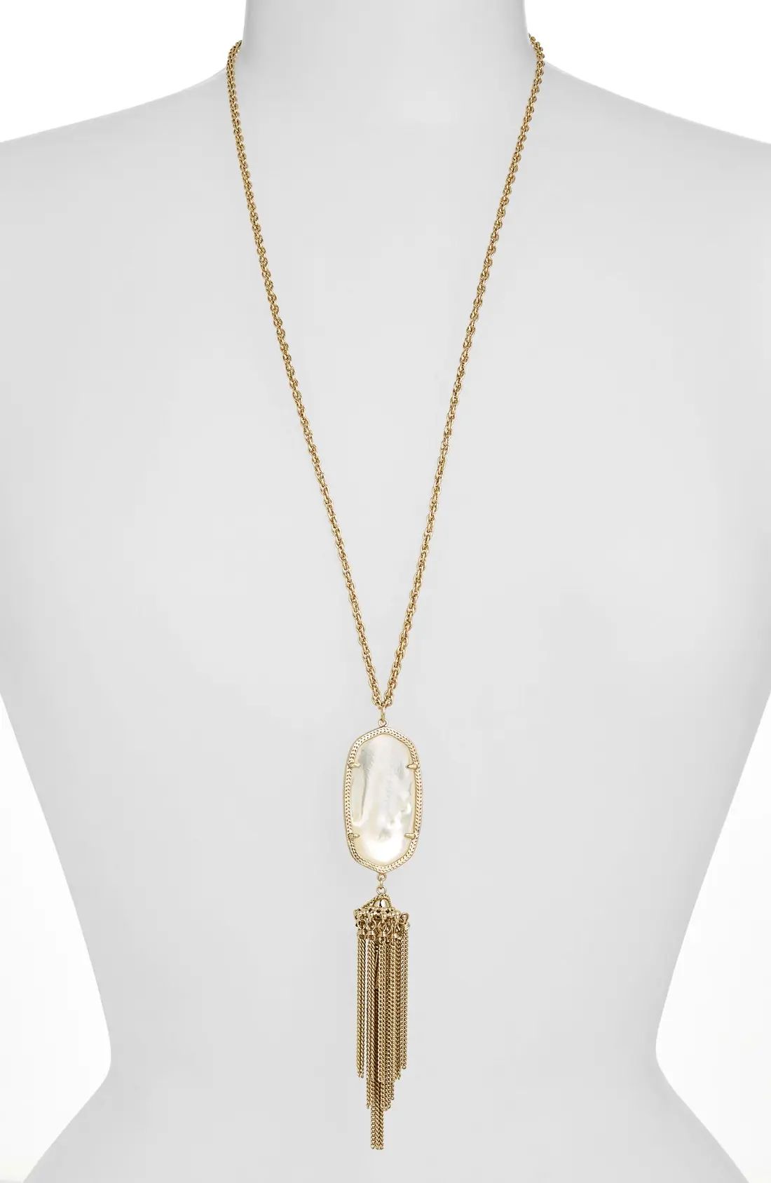 Rayne Stone Tassel Pendant Necklace | Nordstrom