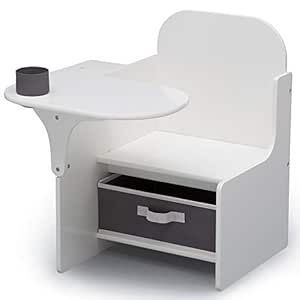 Delta Children MySize Chair Desk with Storage Bin - Greenguard Gold Certified, Bianca White | Amazon (US)
