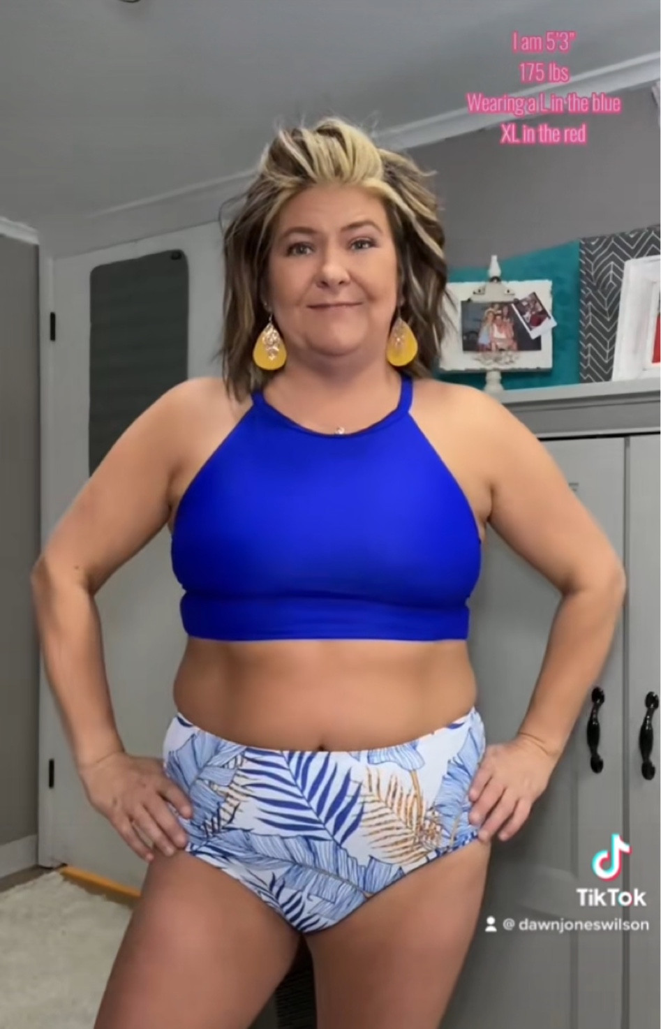 Shein swimsuit! 
#shein#sheinswimsuit#midsize#over40swimsuit#2ieceswimsuit