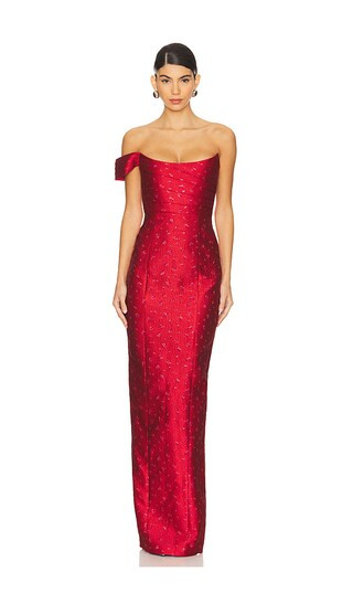 Jackson Gown in Red | Revolve Clothing (Global)