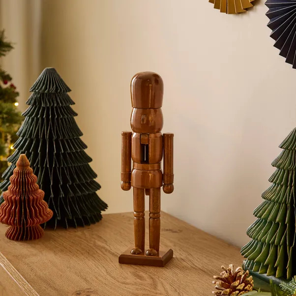 Dark Wood Nutcracker | Dunelm