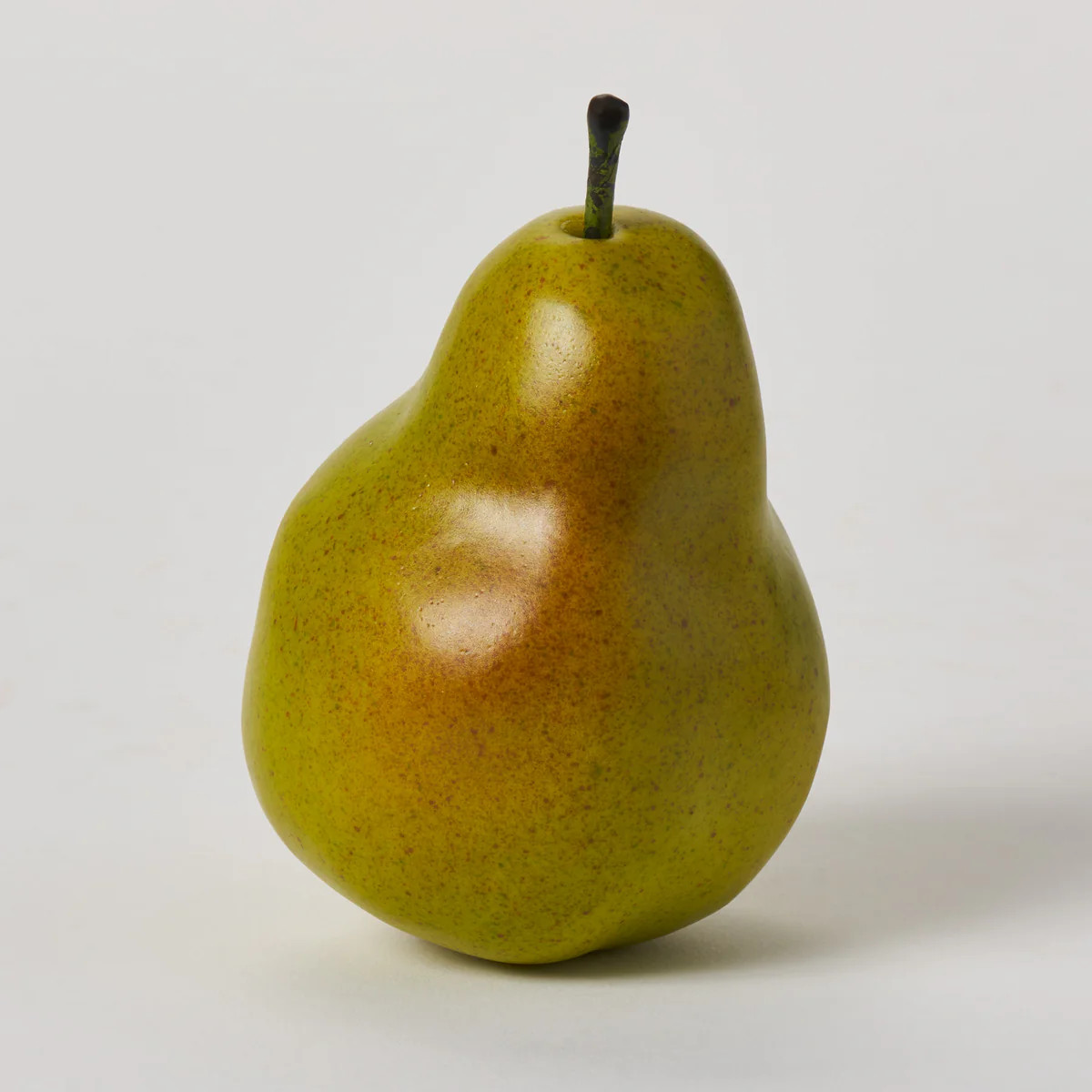 Orchard Fresh Faux Green Pear with Stem | Darby Creek Trading