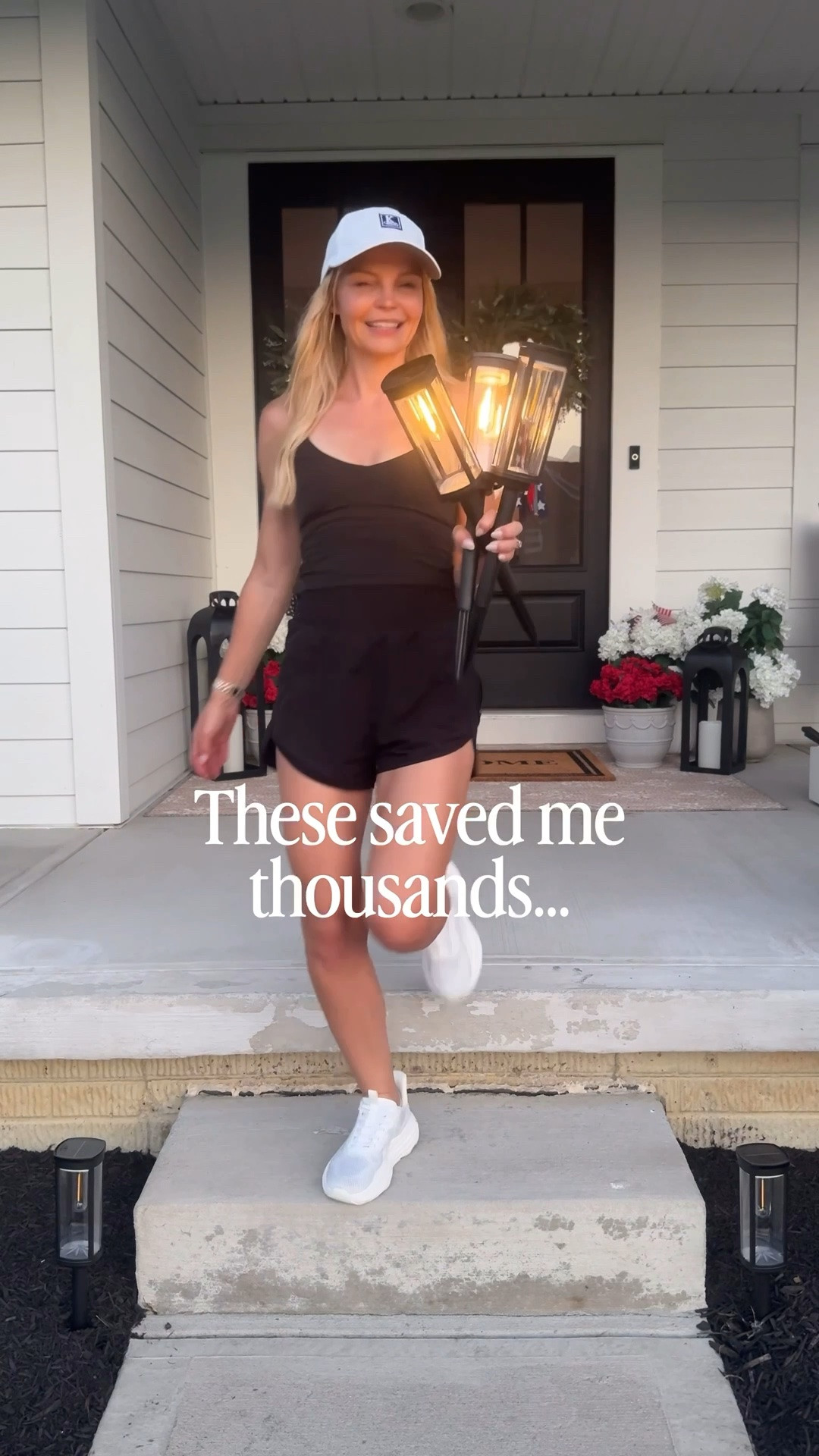 These saved me thousands ✨

I love the look of custom exterior lighting, but it can get expensive fast. These solar pathway lights gave our walkway that warm & welcoming glow and instantly elevated the exterior of our home. 

They’re easy to install, affordable, and add that high-end curb appeal without the electrician or the luxury price tag.

#LTKSeasonal #LTKHome #LTKdayinmylife