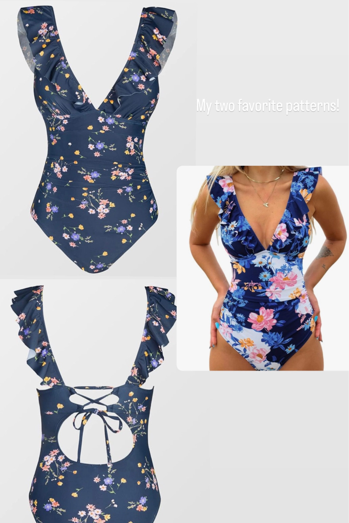 If you’re in the search for a bathing suit, this one hits the spot for me. Sexy with full coverage and tons of colors to choose from. Anything from solids to patterns. Can’t be beat! Runs TTS  

#LTKStyleTip #LTKSwim