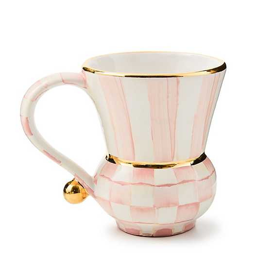 Rosy Check Ceramic Mug | MacKenzie-Childs