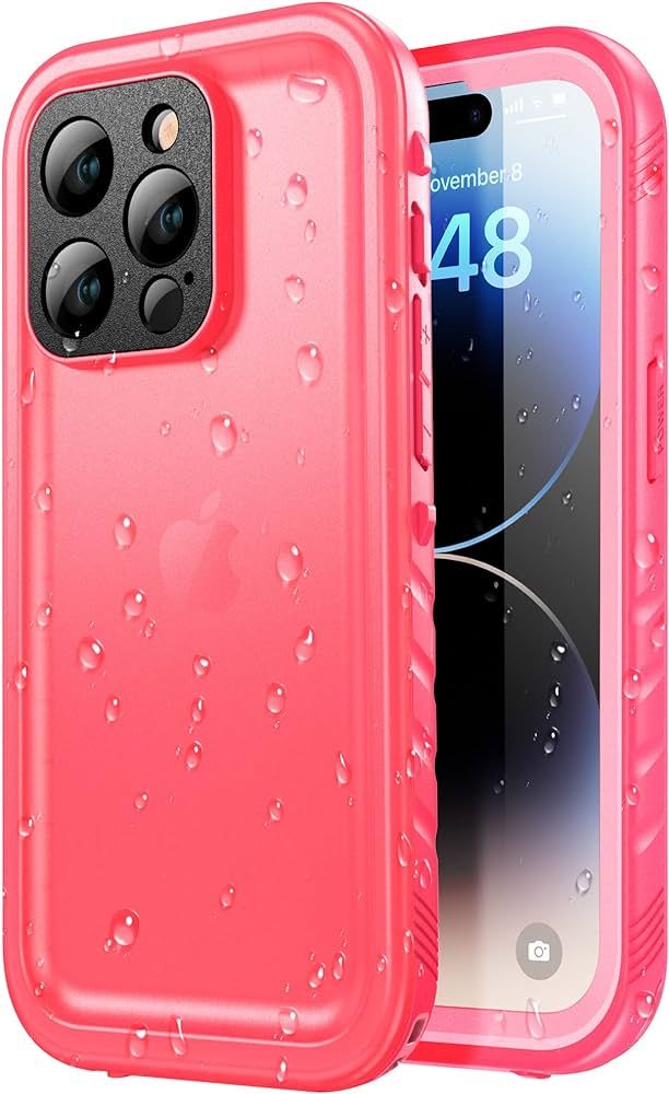 SPORTLINK Design for iPhone 14 Pro Waterproof Case - Shockproof Dustproof Phone Case with Screen ... | Amazon (US)