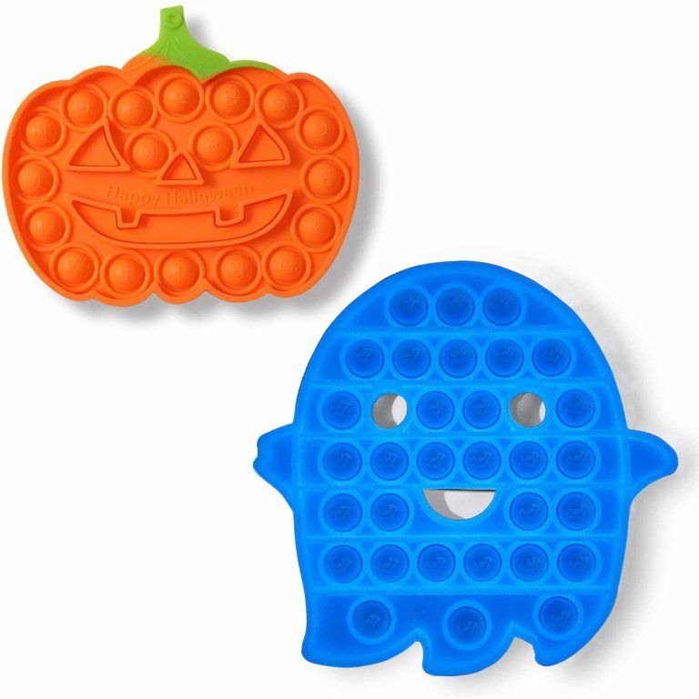 Halloween Pop Fidget Toys Pumpkin Ghost Bubble Packs for Kids Girls Boys Halloween Party Favors H... | Walmart (US)