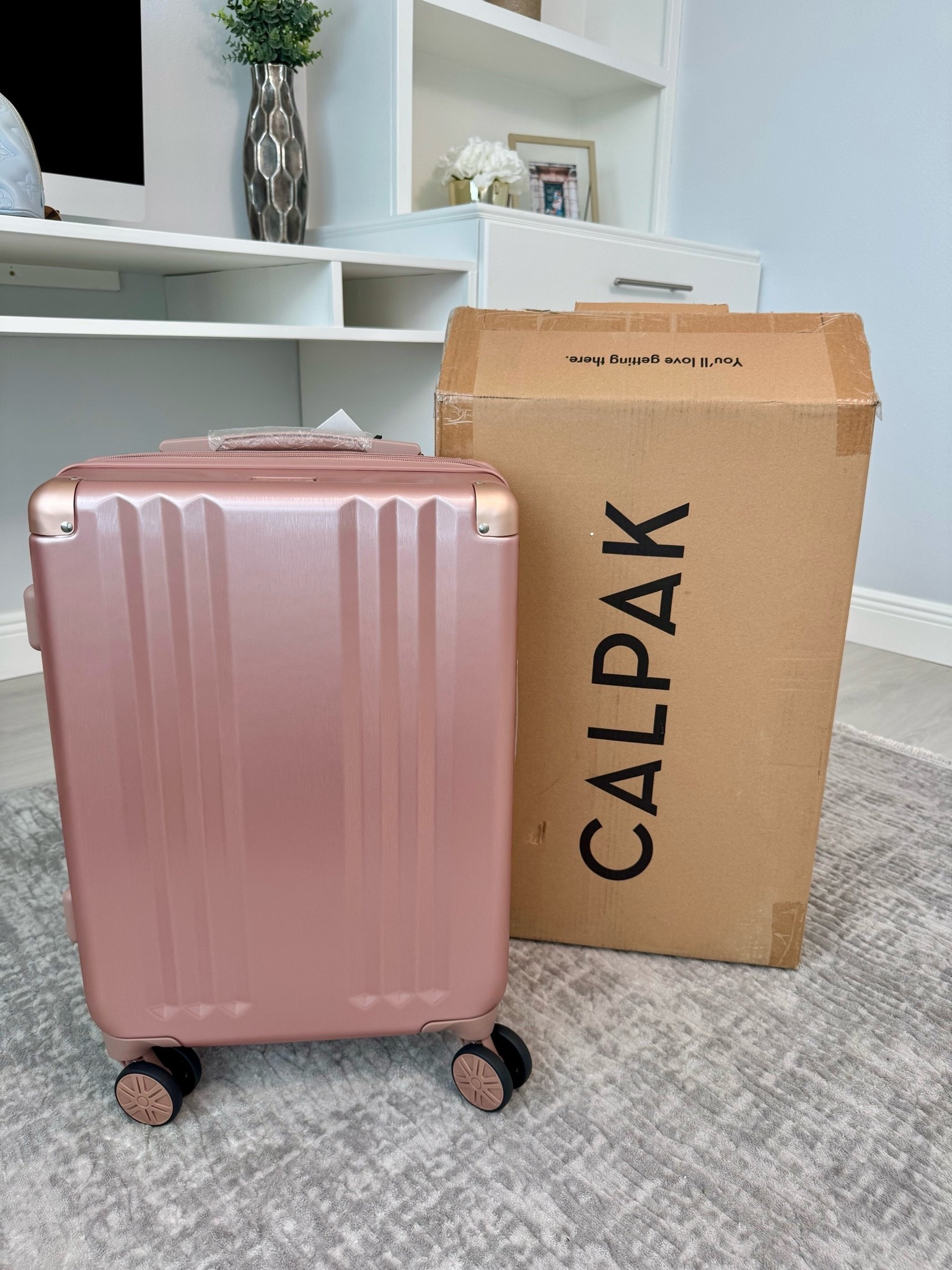 How stunning is this Rose Gold Carry On  from @CALPAK 

#luggage #travel #ad

#LTKgrwm #LTKU #LTKTravel