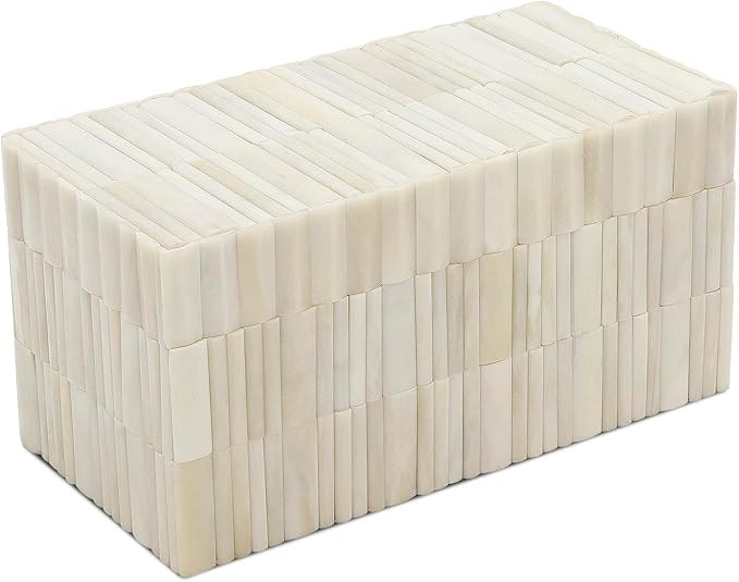 Handicrafts Home Decorative Organizer Box 10x5 – Large Keepsake Box with Lid, Modern Decorative... | Amazon (US)