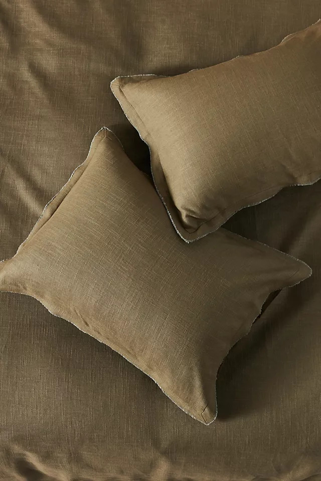 Luxe Linen Blend Shams, Set of 2 | Anthropologie (US)