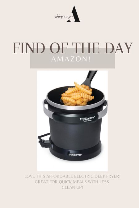 Easy to clean electric deep fryer

#LTKfamily #LTKhome