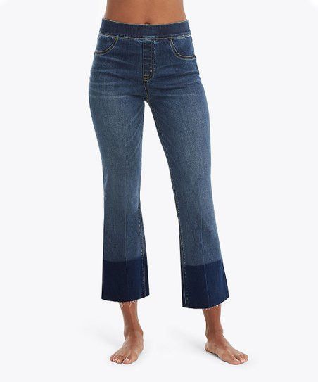 Cropped Flare Jeans - Med Wash | Zulily