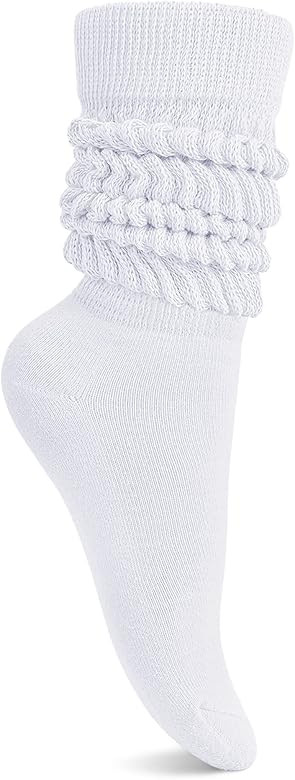 HASMES Slouch Socks Women,Scrunch Socks,Knee High Slouchy Socks for Women | Amazon (US)