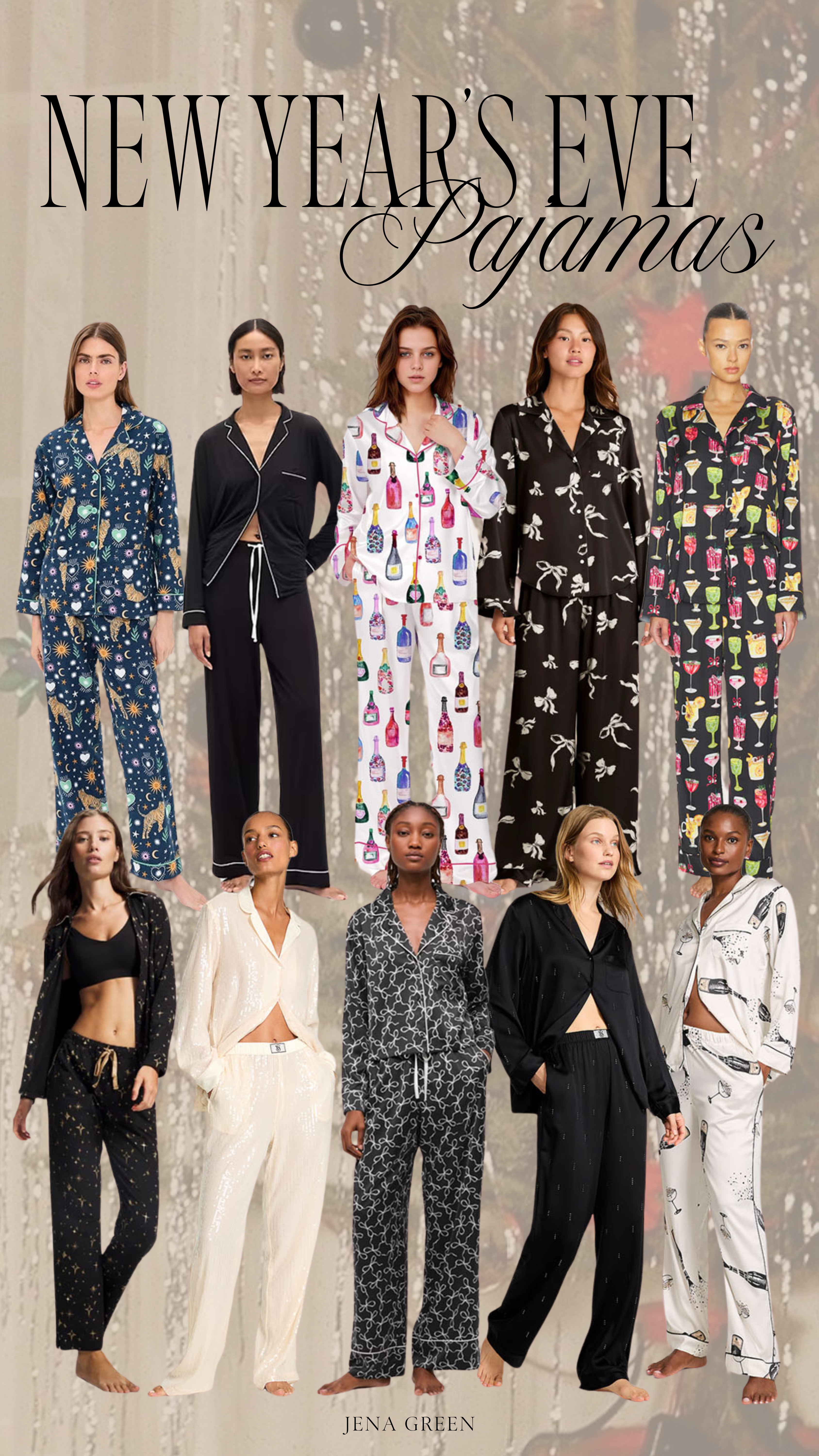 New Year's Eve Pajamas | NYE Pajamas | NYE PJs | New Years Eve Pjs  

 #LTKHoliday #LTKSeasonal #LTKFindsUnder100