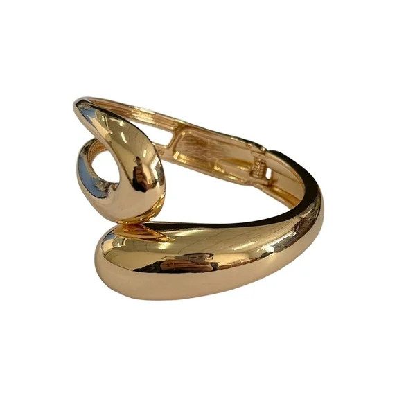 Time and Tru Geo Hinge Bracelet Gold Plated for Female Adults and Teens | Walmart (US)