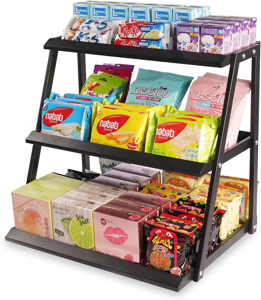 WWN 3 tier candy display - Snack holder with snack holder - Multi-functional counter snack and ch... | Amazon (US)