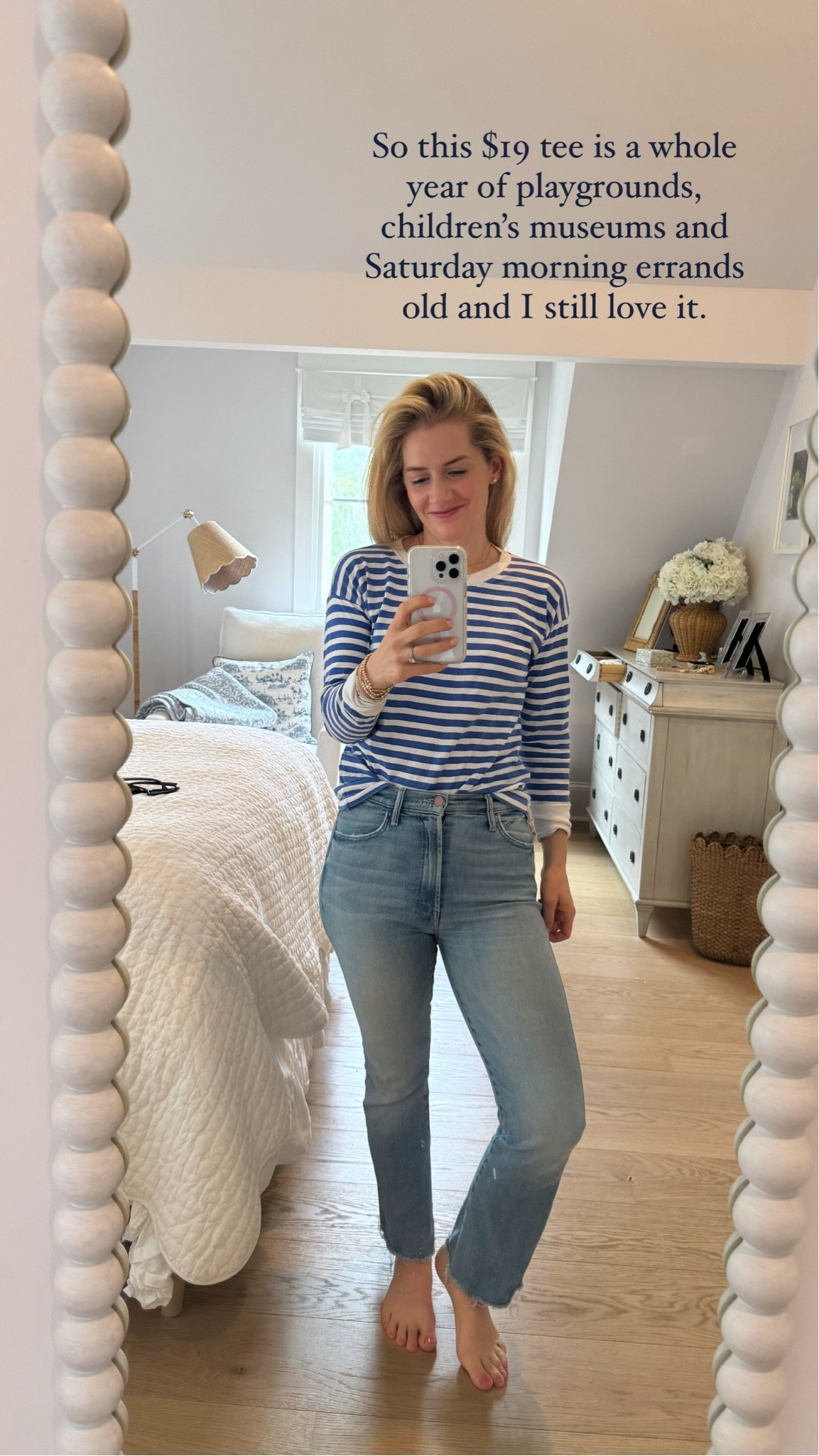 Easy mom style, easy mom outfit, fall outfit, carpool style, striped tshirt, casual style, casual outfit, preppy style

#LTKStyleTip #LTKSaleAlert #LTKFindsUnder50